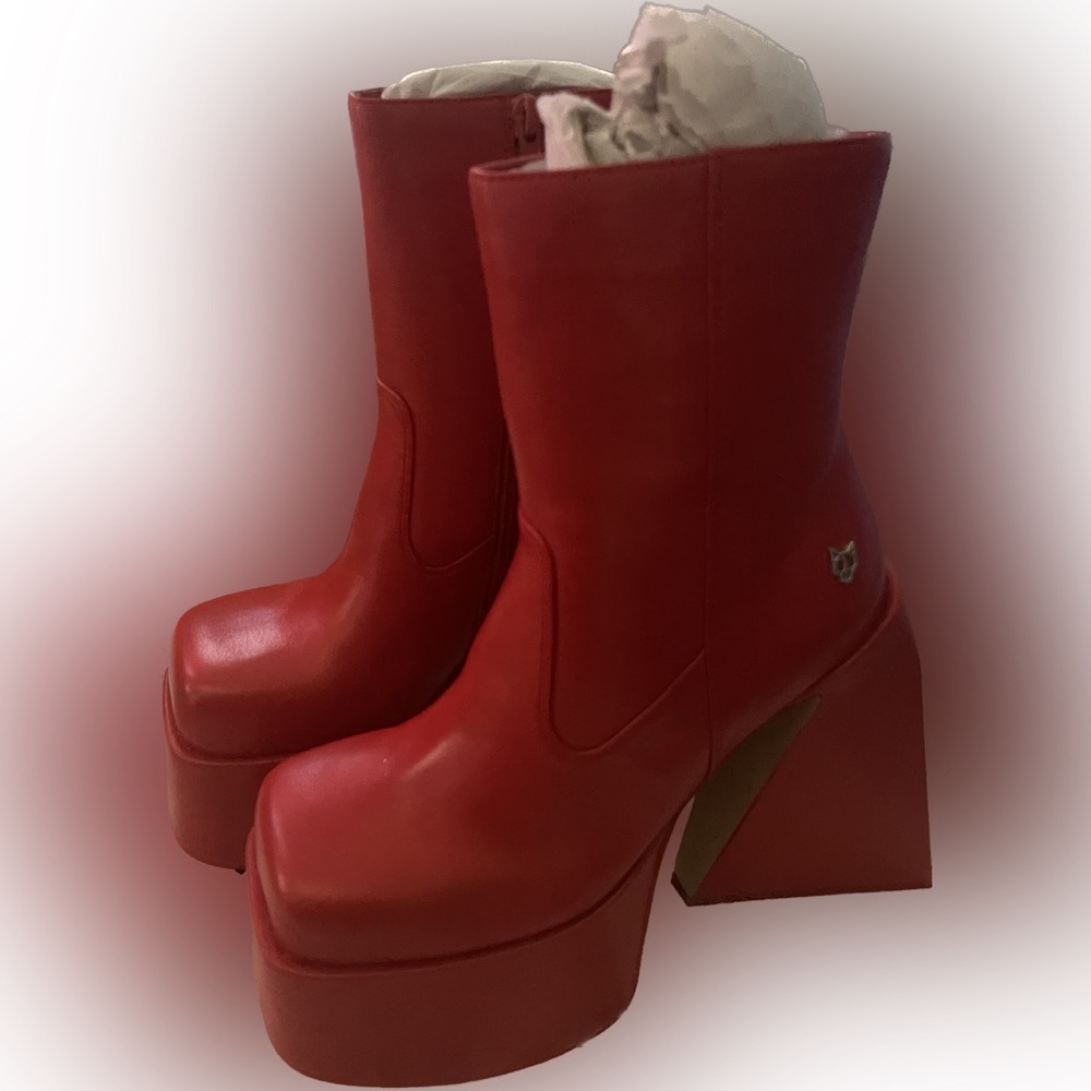 Naked Wolfe Jane Leather Platform boots